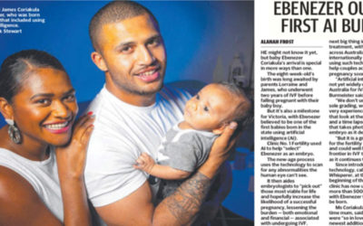 Herald Sun: Ebenezer our first AI bub