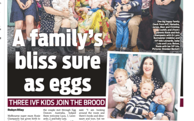 A family’s bliss sure as eggs: Three IVF kids join the brood 
